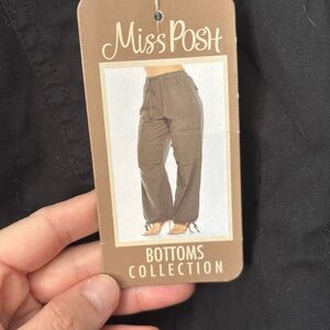 Miss Posh Women's High Rise Brown Jeans